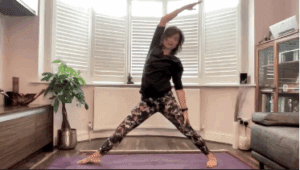 Slow Yoga to Half-Moon Pose